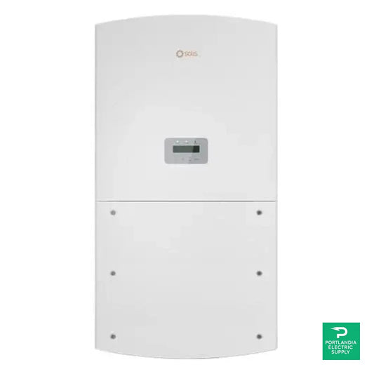 Solis 60kW 3-Phase 4-MPPT W/Fan 480VAC Inverter with 10 Year Standard Warranty - 60K-US-F-LSW — front view
