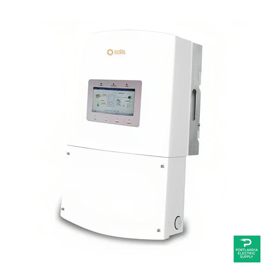 Solis Hybrid Inverter 7.6kw 5G Single Phase Dual MPPT. US Vers - RHI-1P7.6K-HVES-5G-RSS — front view