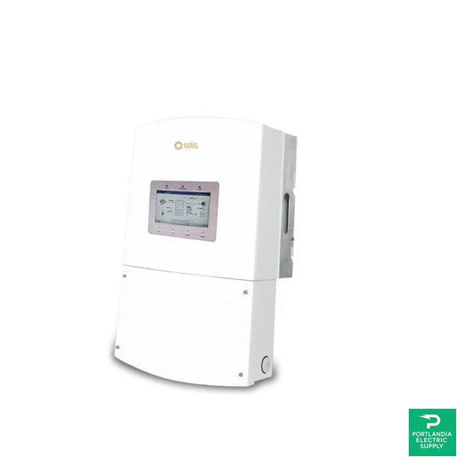 Solis Hybrid Inverter 6kw 5G Single Phase Dual MPPT. US Version - RHI-1P6K-HVES-5G-RSS — front view