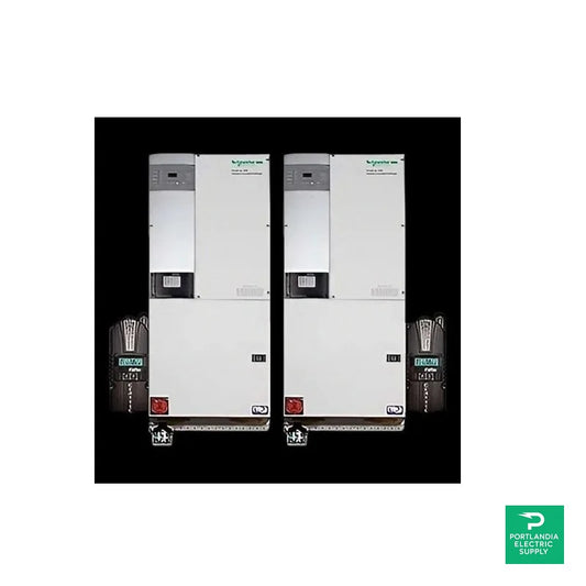 Pre Wired Dual Schneider Electric Conext 6.8kW 120/240VAC 48V - MNXWP6848D-2CL150 — front view