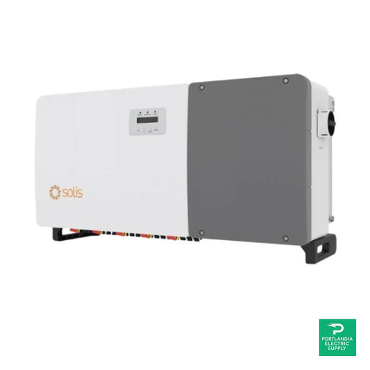 Solis 90kW Three Phase Ten MPPT w/ AFCI w/ FAN w/APS TX - 10 Year Standard Warranty - S5-GC90K-US-APST — front view