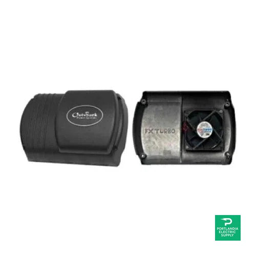 Outback Power DC Wiring Cover w/ Turbo Fan For Sealed Inverters - FXTURBOKIT — front view