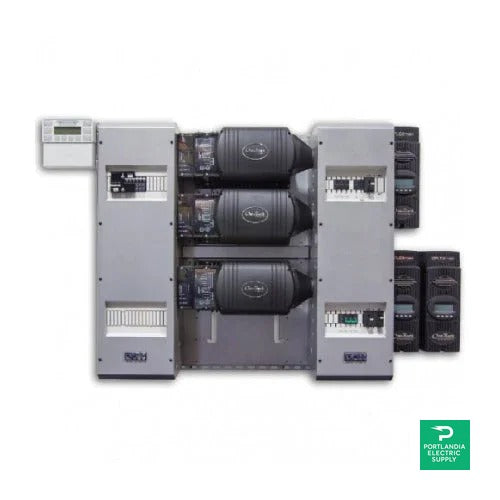 Outback Power > 9.0kW FLEXpower THREE International Fully Pre-Wired & Factory Tested Triple Inverter System - FP3…