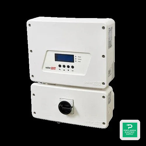 Solaredge HD-Wave 7.6KW 1-ph Inverter - SE7600H-US000BEU4 — front view