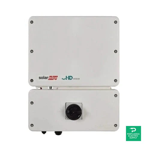 SolarEdge 5kW 380VDC 240VAC Single Phase Inverter w/ SetApp HD-Wave Technology - SE5000H-US000BNI4 — front view