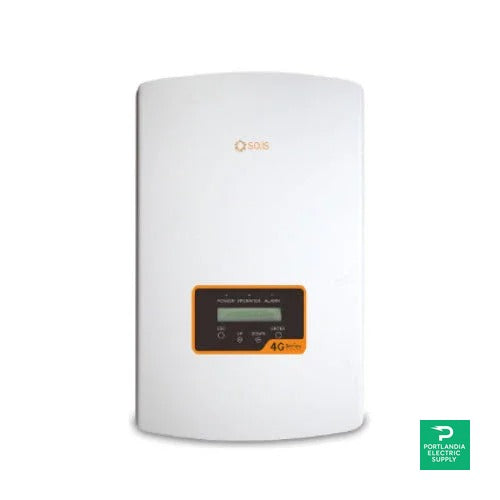 Solis 7.6KW 1-Phase 3-MPPT Inverter - 1P7.6K-4G-US-SPRT — front view