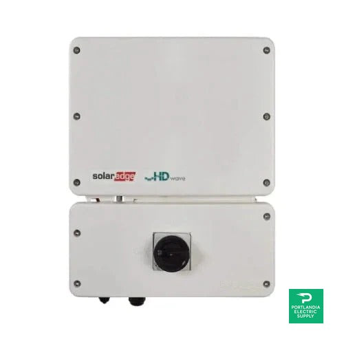 SolarEdge 10kW 240VAC Single Phase HD-Wave Inverter w/ RGM & Consumption Monitoring - SE10000H-US000BNI4 — front view