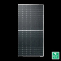 Axitec AXIbipremium XXL HC MW-BF 550w Silver Frame 144 Mono Cells Solar Modules - AC-550MBT/144V — front view