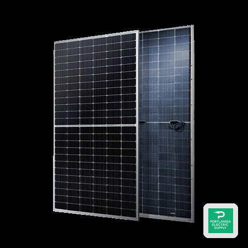 Solar4America 550Watt 144 1/2 Cells Bifacial Dual Glass Monocrystalline 35mm Solar Panel - S4A550-144MH10 — front view
