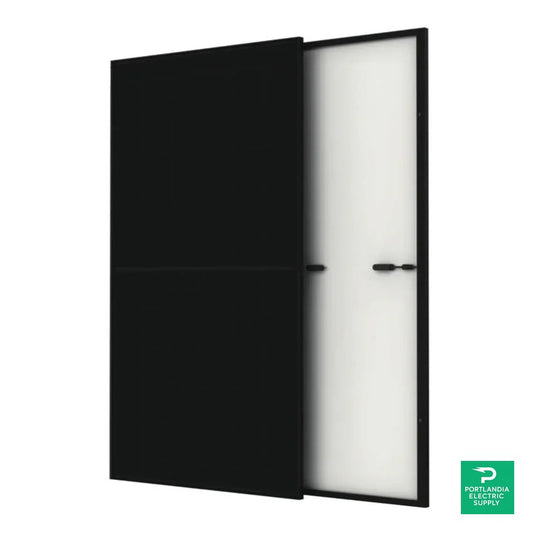 Trina Solar Residential Module 365W Black On Black 132 Half-cell Mono Solar Panel - TSM-365-DE06X.05(II) — front view