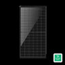 Sonali 390W Black On Black 120 Half-cell Mono Solar Panel - SS-M-390-B — front view