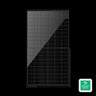 Sonali 440W Black On Black 120 Half-cell Mono Solar Panel - SS-M-440-B — front view