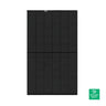 REC Solar 410 Watt Alpha Pure R 30mm Black Frame Solar Panel - REC410AA — front view