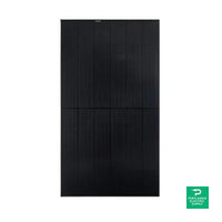 REC Solar Pure Black (405W) 132 Half-Cell Solar Panel - REC405AA — front view