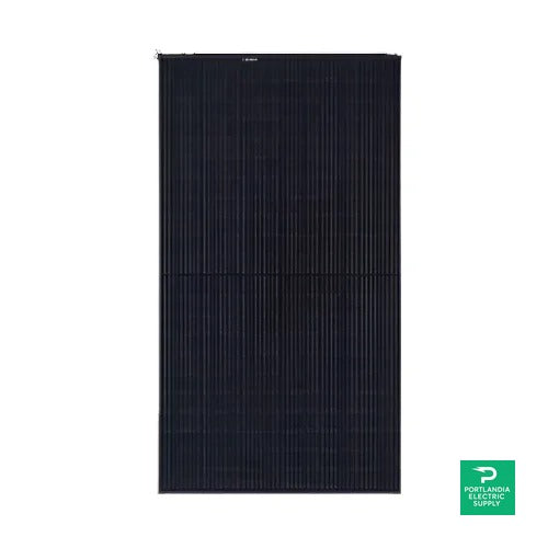 REC Solar 390W Black 133 Half-Cell Solar Panel - REC390NP3 — front view