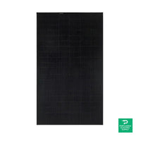 REC N-Peak 2 Black 370W Solar Panel - REC370NP2 — front view
