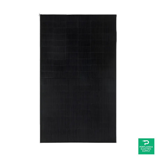 REC Solar -Black N-PEAK 2 Black Series 365 Watt Monocrystalline Solar Panel - REC365NP2 — front view