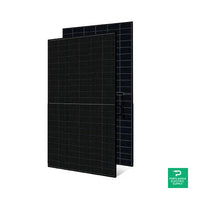 Hyundai HiS-S400YH(BK) 400W Solar Panel — side angle