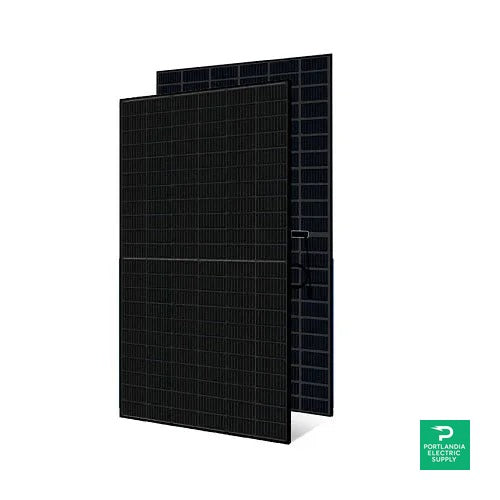 Hyundai HiS-S400YH(BK) 400W Solar Panel — side angle