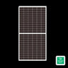 ZNShine 540W Clear On White 144 Half-cell Mono Solar Panel - ZXM7-SHLDD144-540/M — front view