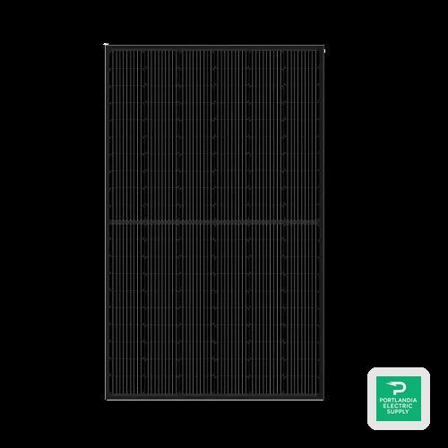 Sunergy 370W Black On Black 120 Half-cell Mono Solar Panel - VSUN370-120M-BB — front view