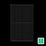 Sunergy 370W Black On Black 120 Half-cell Mono Solar Panel - VSUN370-120M-BB — front view