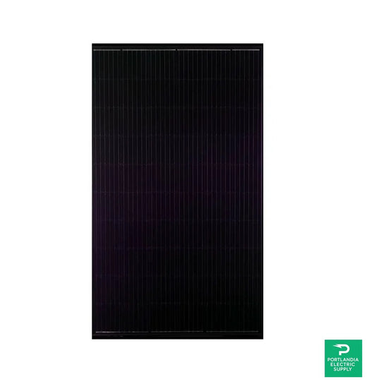 Mission Solar 340W Black On Black 60 Cell Mono Solar Panel - MSE340SX5T — front view
