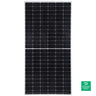 Emmvee 440W Black On Black 120 Half-cell Mono Solar Panel - E440HCM120B — front view