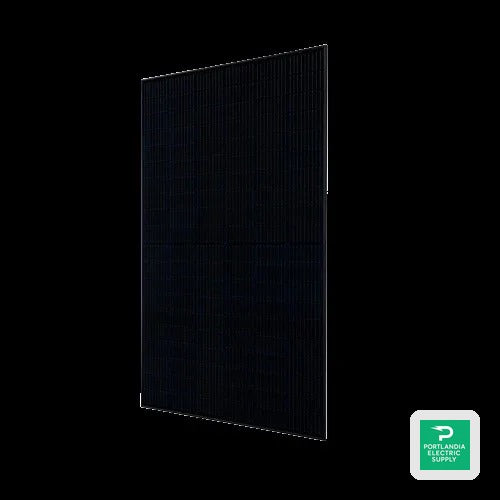 Aptos 440W Black On Black 144 Half-cell Mono Solar Panel - DNA-144-BF26-440W — front view