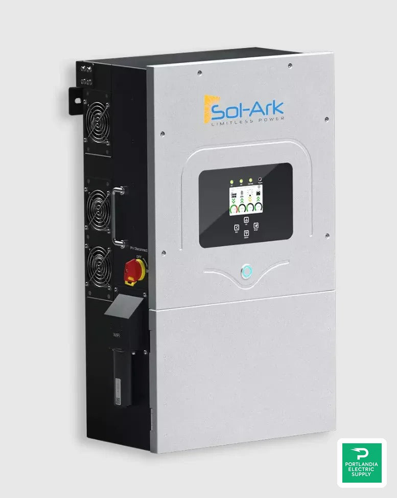 Sol-Ark 8.0kW Battery-Based Inverter - SA-8K-2P-EMP — front view