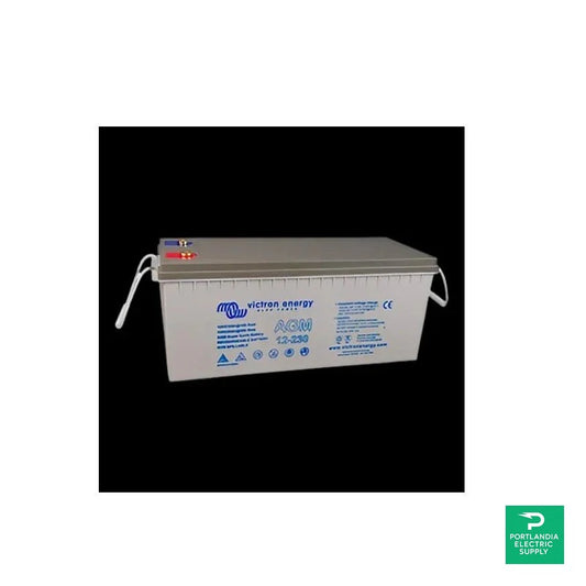 Victron 12V/230Ah AGM Super Cycle Battery (M8) - BAT412123081 — front view