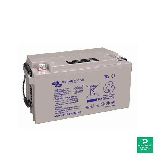 Victron 12V/90Ah AGM Deep Cycle Battery - BAT412800084 — front view
