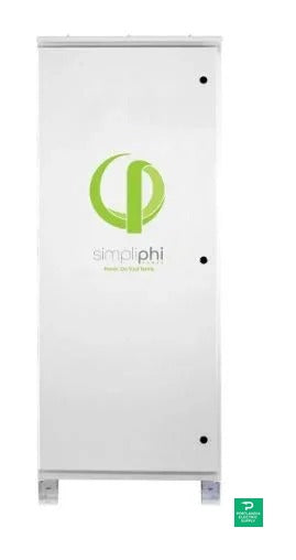 Simpliphi AccESS 15.2 (4x PHI 3.8kWh @48V) - with 6.8kW XW PRO I - A-4PHI-SCH-PRO — side angle