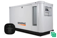 Generac Protector 48.0KW Standby Generator - RG04845ANAX — front view