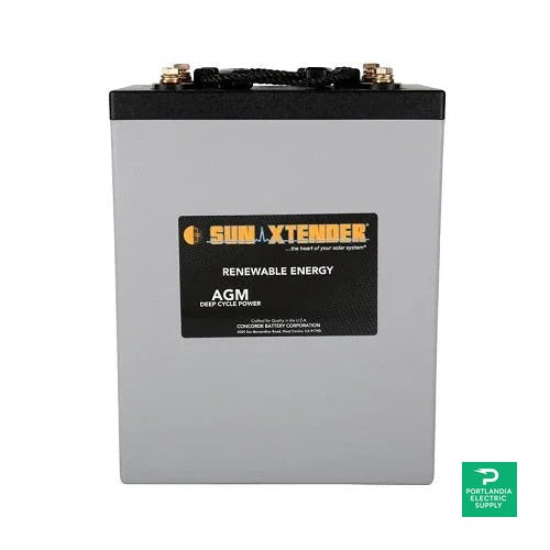 Sun Xtender 915AH 2V AGM Battery - PVX-9150T — front view