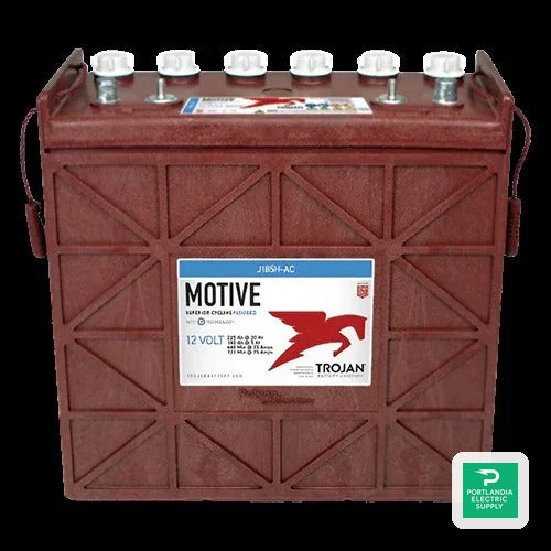 Trojan 225AH 12V Flooded Battery - J185H-AC — front view