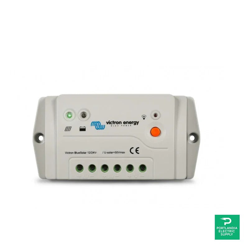 Victron BlueSolar PWM-Pro 12/24V-5A Charge Controller - SCC010005010 — front view