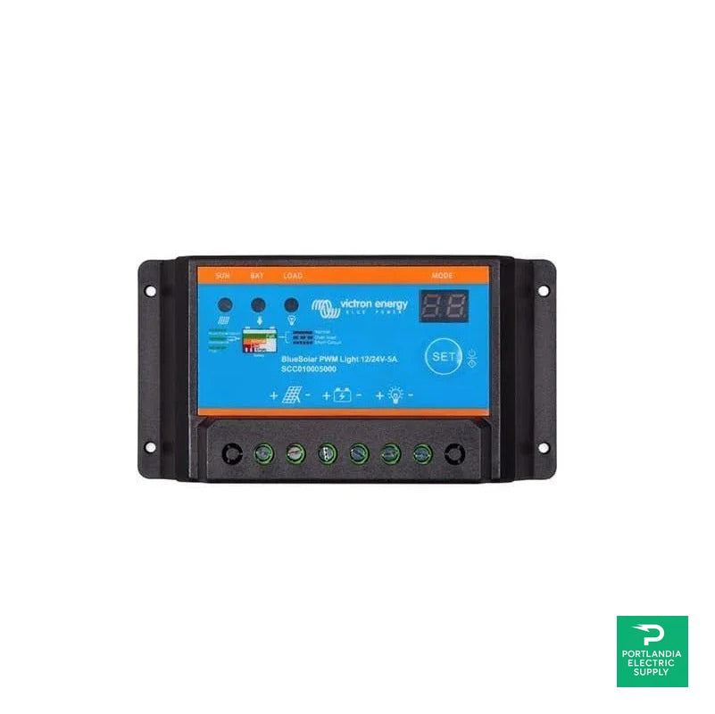 Victron BlueSolar PWM-Light 48V-10A Charge Controller - SCC040010020 — front view