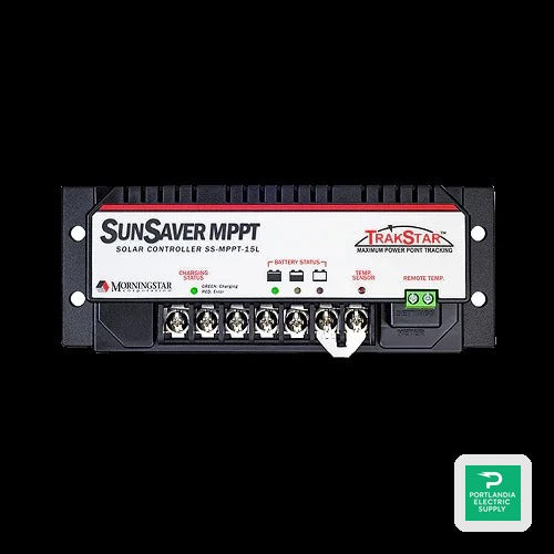 Morningstar Sunsaver 15A 75VDC MPPT Charge Controller - SS-MPPT-15L — front view