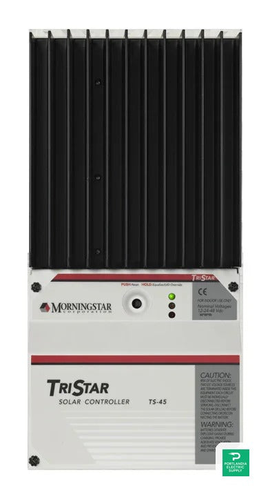 Morningstar Tristar PWM Charge Controller - TS-45 45A — side angle