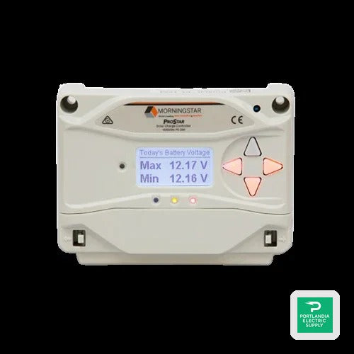 Morningstar Prostar PWM Charge Controller - PS-15M 15A — front view