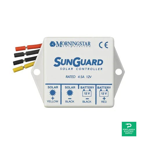 Morningstar Sunguard 12VDC PWM Charge Controller - SG-4 4.5A — front view