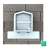 Gray Soladeck flashed PV roof-mount combiner/enclosure 600VDC 120 amp - 0799-2G — front view