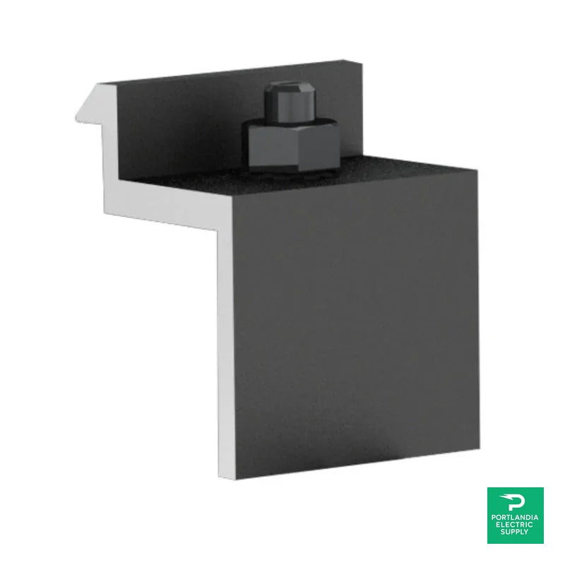 Unirac SM ENDCLAMP K DRK AL - 302026D — front view