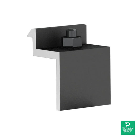 Unirac UNIRAC SOLARMOUNT DARK END CLAMP 33-36MM - 302022D — front view