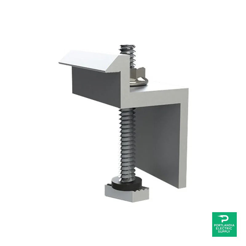 Unirac SM ENDCLAMP B CLR AL - 302021C — front view