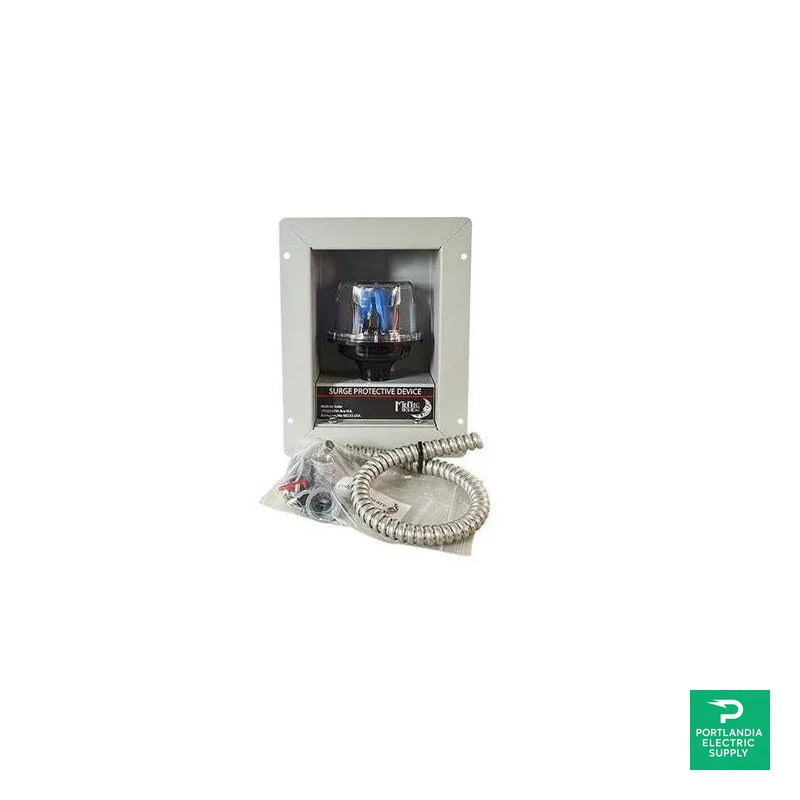 MidNite SPD 300 AC Surge Arrestor along with our new Flush mount box - MNSPD300ACFM — front view