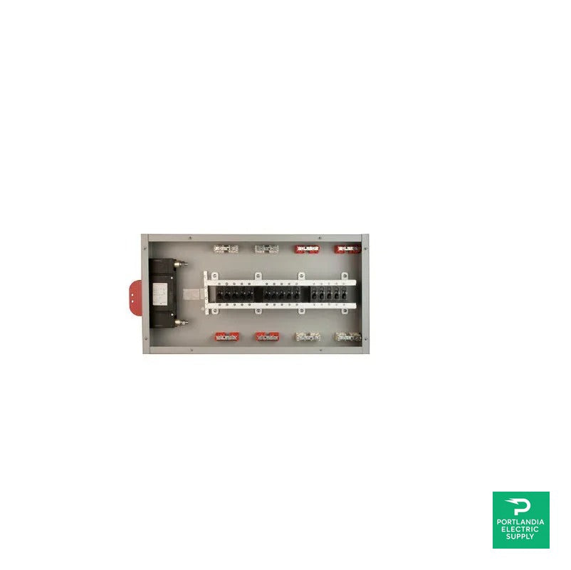 General use enclosure for 15 panel mount type breakers from 5 - 100 Amp - MNDC15 — front view
