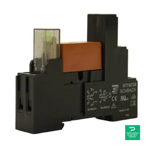 Outback Power Rail Mount Relay 16 Amp 24VDC Coil 30VDC/250VAC - OBR-16-24-DIN — front view