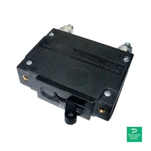 Outback Power 1-Pole Panel Mount 10A Circuit Breaker - PNL-10-AC/DC — front view